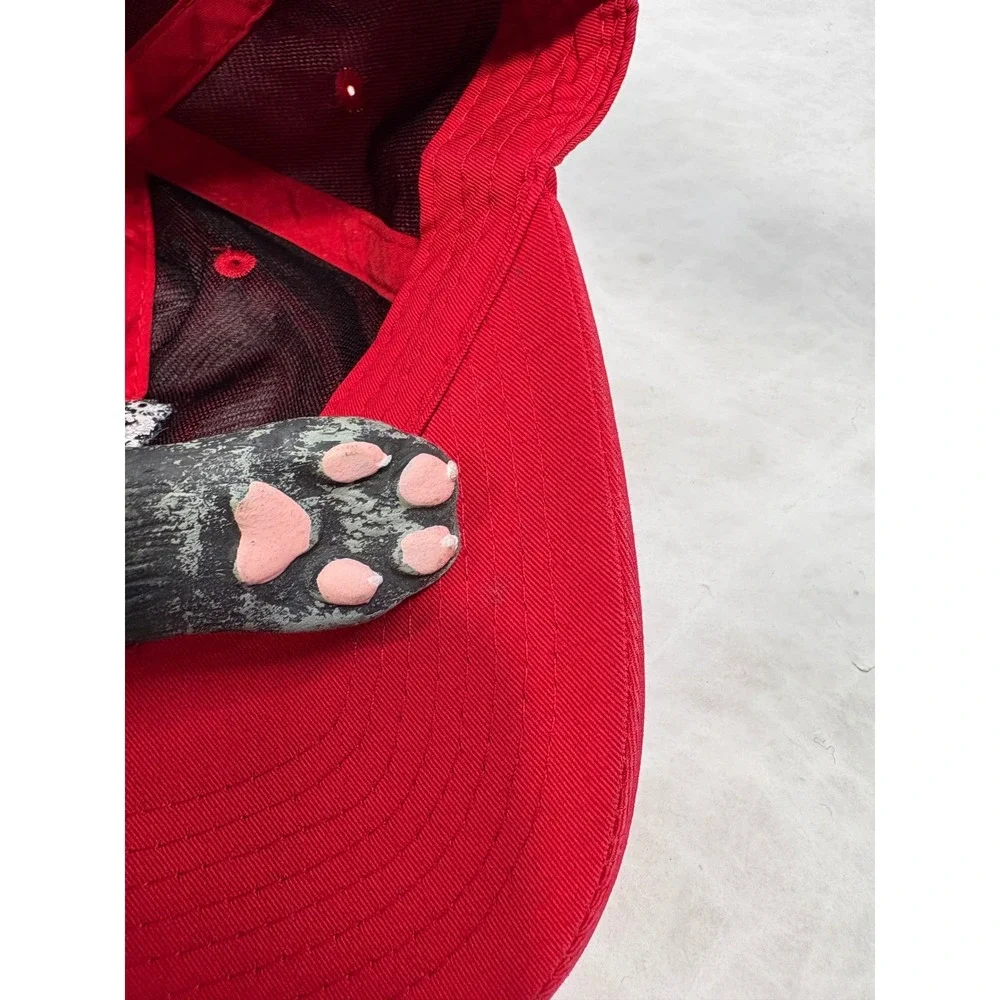 Gear For Sports Camelback Hat Red Embroidered Adjustable Dad Cap Cotton